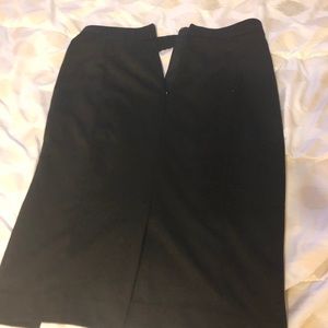 Another black pencil skirt
